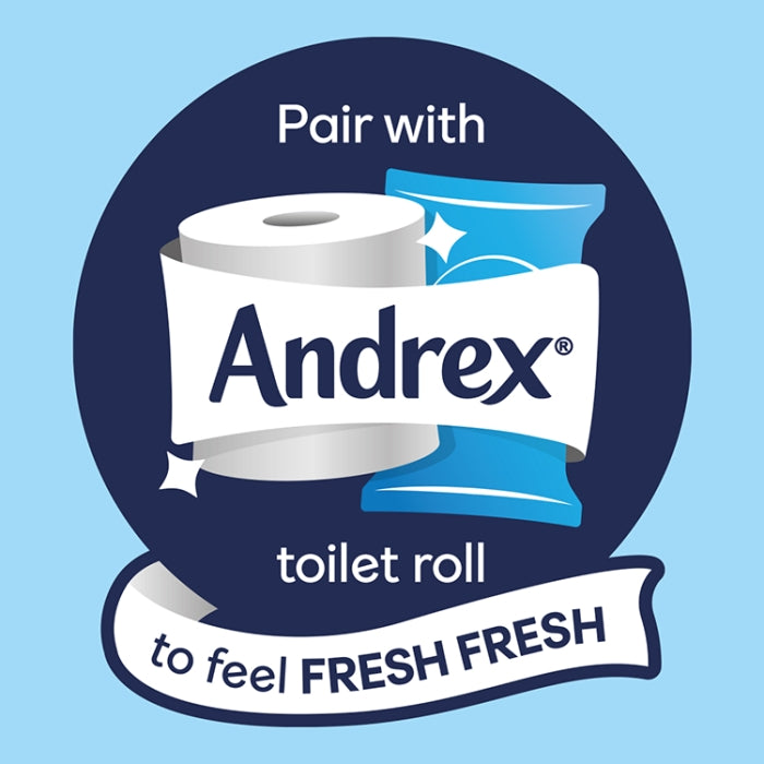 Andrex Washlets Hygiene Wipes - Classic Clean - Pack of 36 Wipes