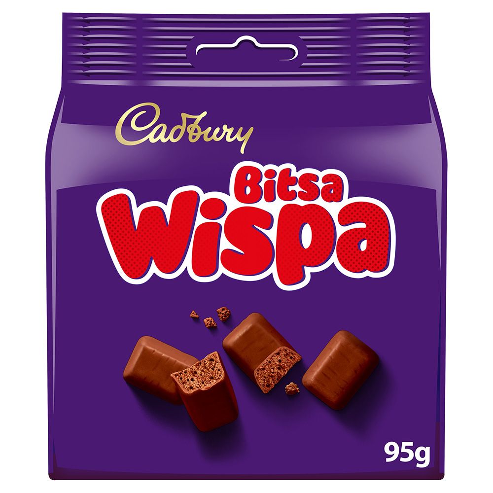 Cadbury Bitsa Wispa Bag - 85g (Pack of 10)