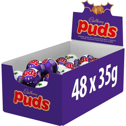 Cadbury Dairy Milk Christmas Puds 35g (Box of 48)