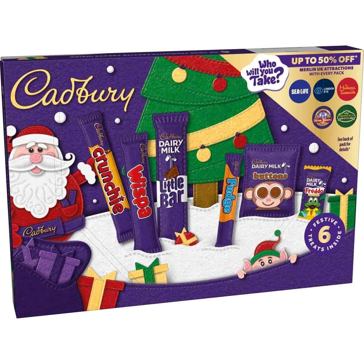 Cadbury Chocolate Medium Selection Box 125g (Pack of 10)