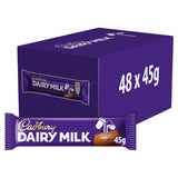 Cadbury Dairy Milk Chocolate Bars - 45g (Box of 48)