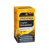 Twinings English Breakfast Decaffeinated Envelope Tea Bags - 20 Bags - Vending Superstore