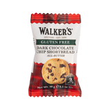 Walkers Individually Wrapped Gluten Free Chocolate Chip Shortbread - 60 Packs (TwinPacks)