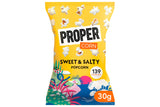 Propercorn Sweet & Salty Popcorn - Gluten Free, Vegan Friendly - 30g (Box of 24)