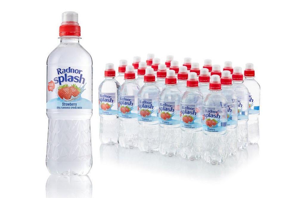 Radnor Splash Strawberry Sugar Free Flavoured Water - 500ml (Pack of 24)