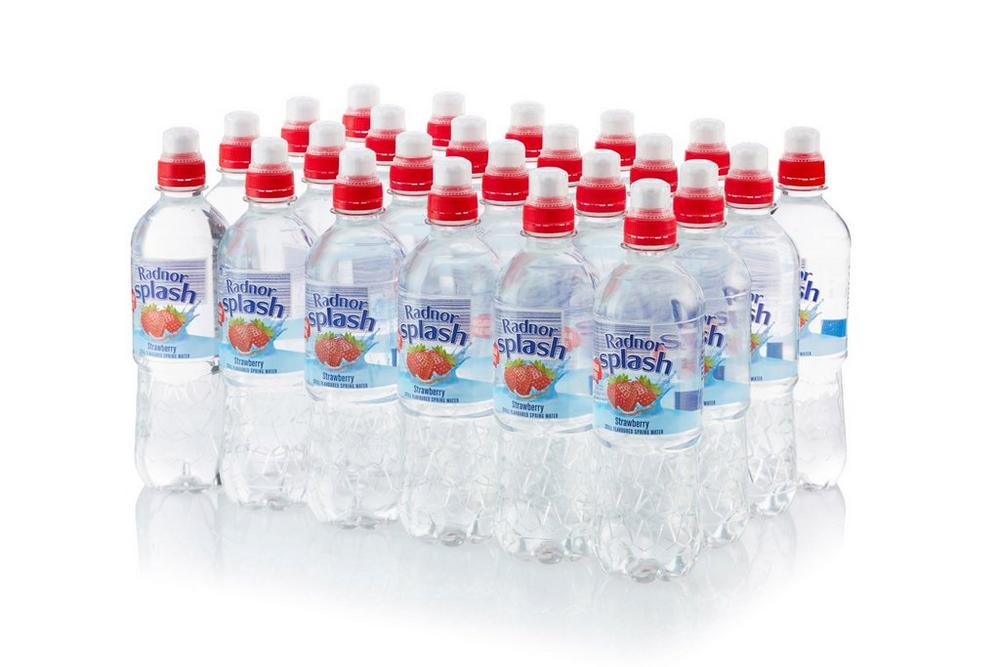 Radnor Splash Strawberry Sugar Free Flavoured Water - 500ml (Pack of 24)