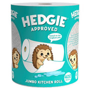 Hedgie Jumbo Kitchen Roll 2-Ply - Single Roll 400 Sheets