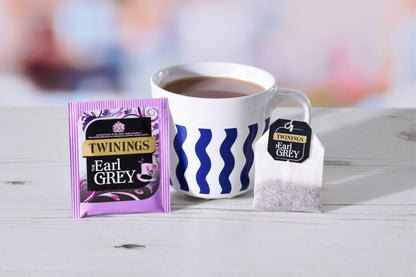Twinings Tea: Earl Grey - Individually Wrapped Envelope Tea Bags - (Box of 50)
