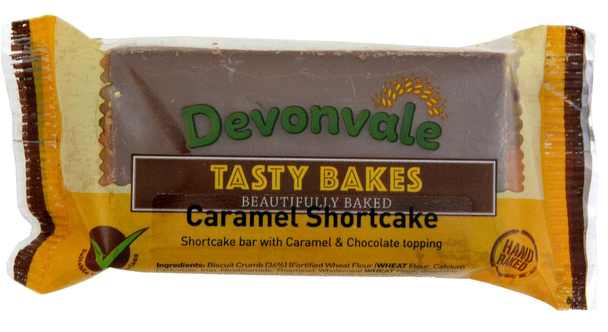 Devonvale Caramel Shortbread 75g (24 Pack)