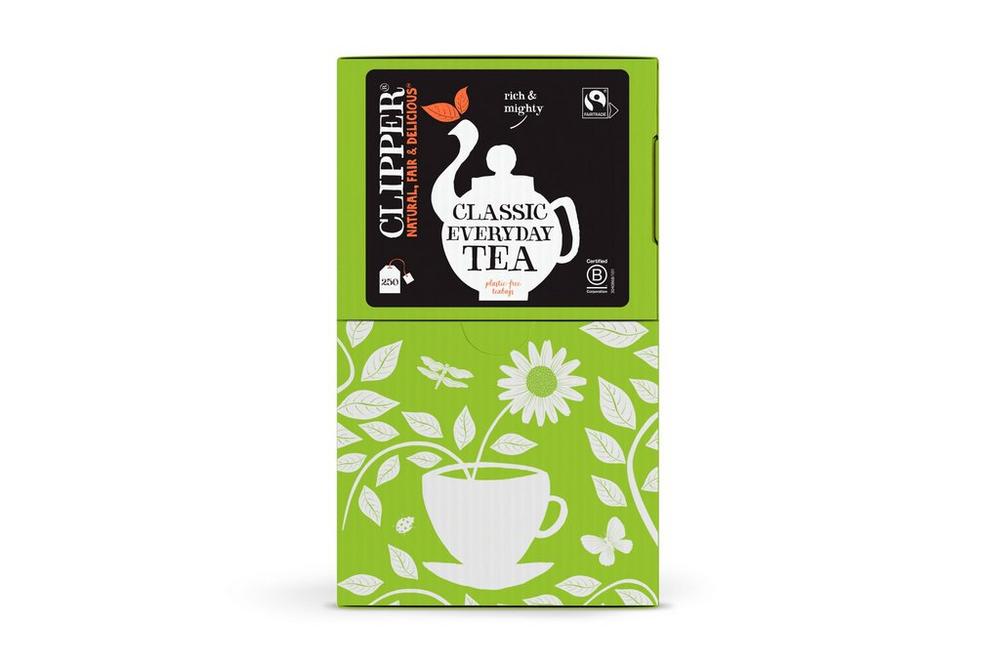 Clipper Tea: Fairtrade Everyday Envelope Tea Bags - Individually Wrapped - (Box of 250)