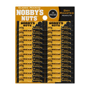 Nobby's Nuts Dry Roasted Peanuts Pub Card Snacks - 50g (Pack of 24)