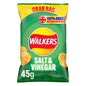 Walkers Salt & Vinegar Crisps Grab Bag 45g (Box of 32)