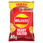 Walkers Ready Salted Crisps Grab Bag 45g (Box of 32)