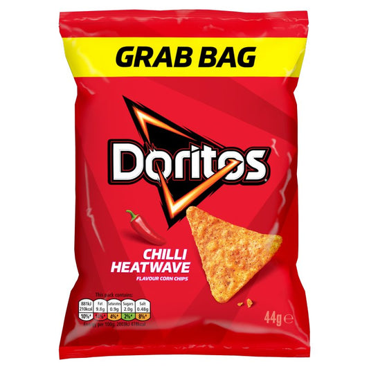 Doritos Chilli Heatwave Grab Bag 44g - Box of 32