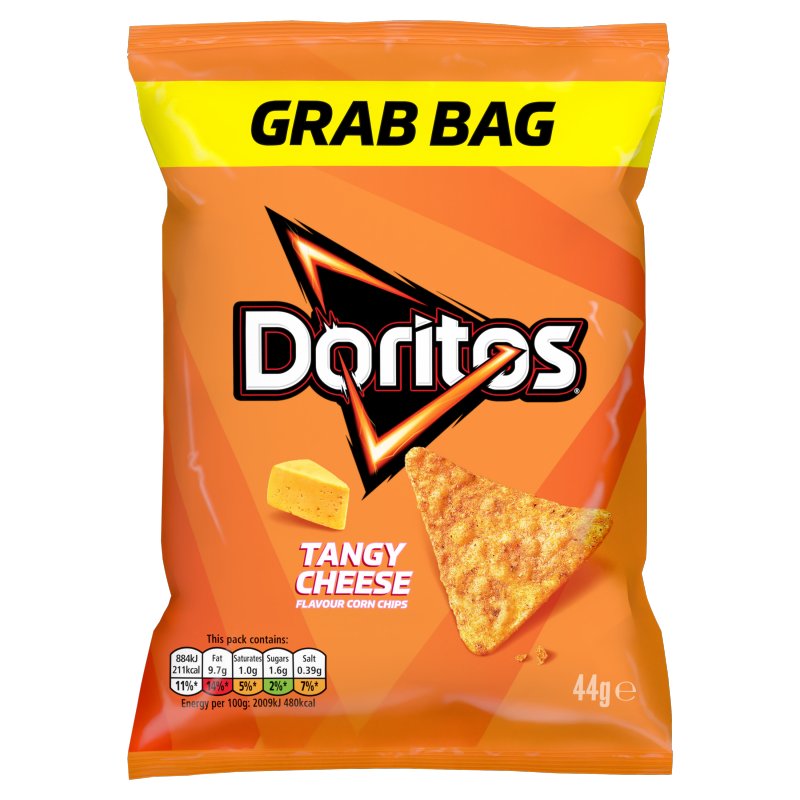 Doritos Tangy Cheese Grab Bag 44g - Box of 32