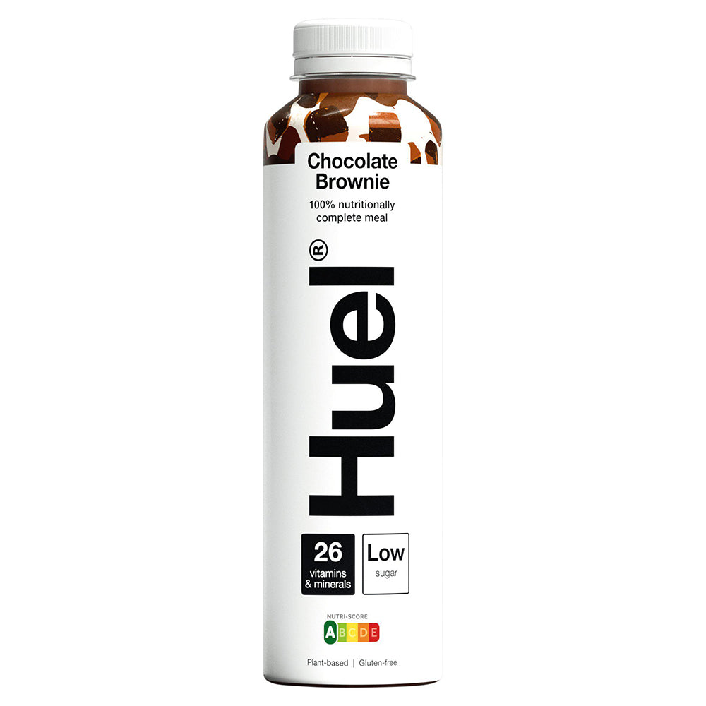 Huel Complete Meal Drink – Chocolate Brownie, 500ml (Pack of 8)