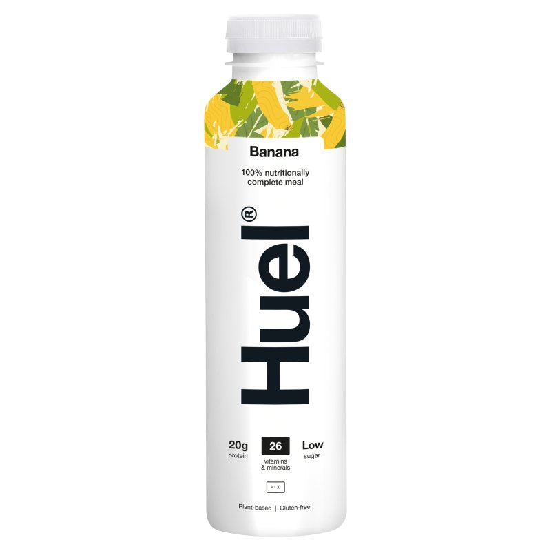 Huel Complete Meal Drink – Banana, 500ml (Pack of 8)