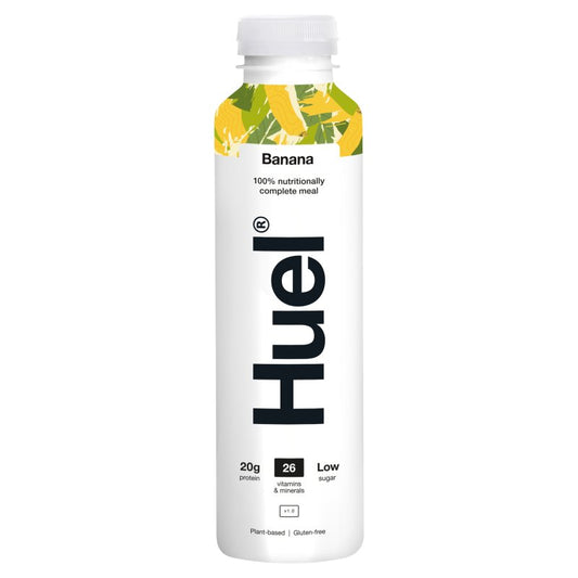 Huel Complete Meal Drink – Banana, 500ml (Pack of 8)