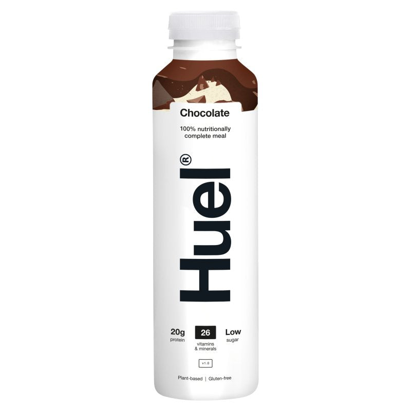 Huel Complete Meal Drink – Chocolate, 500ml (Pack of 8)