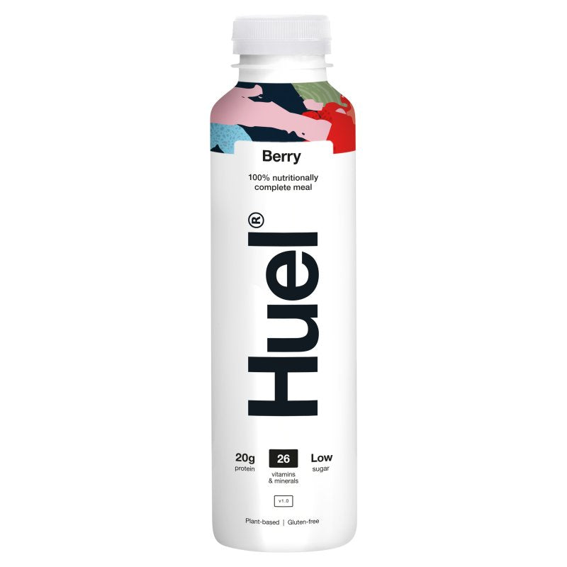 Huel Complete Meal Drink – Berry, 500ml (Pack of 8)