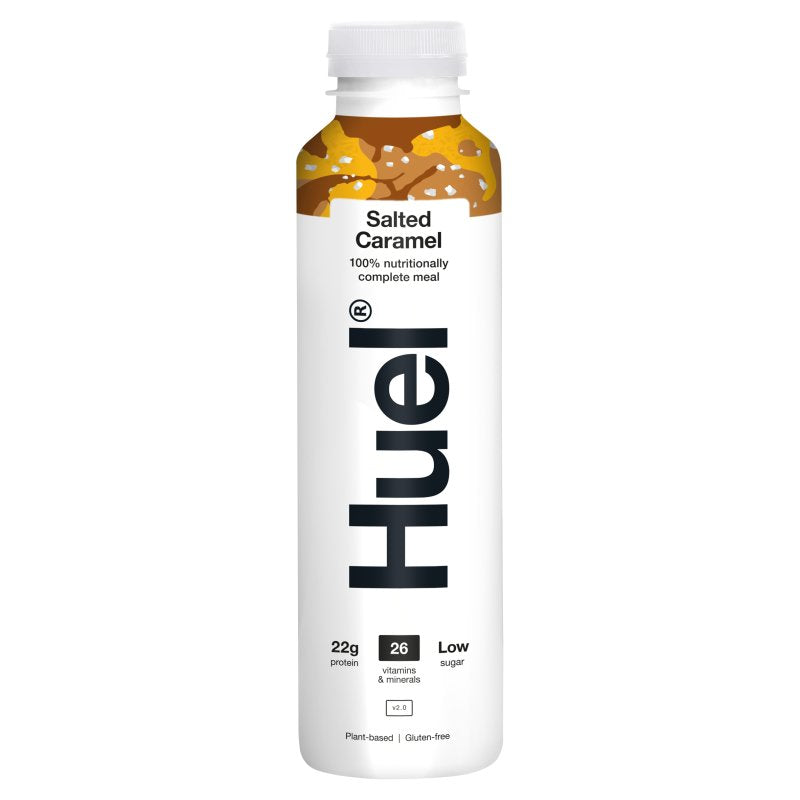 Huel Complete Meal Drink – Salted Caramel, 500ml (Pack of 8)