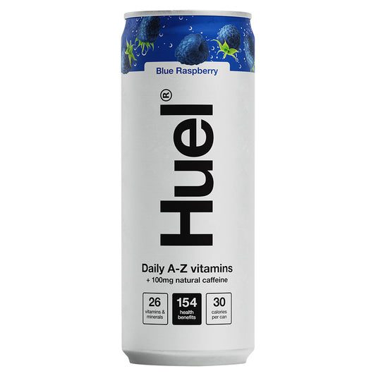 Huel Vitamin Drink : Sparkling Blue Raspberry - 330ml (Pack of 12)