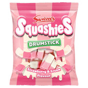 Swizzels Squashies Strawberries & Cream - 120g (Pack of 12)