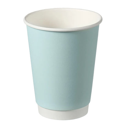 12oz Confetti Mixed Colour Double Wall Hot Cups - Case of 500