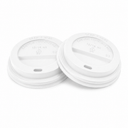 12oz / 16oz Black Sip Through Coffee Cup Lids - Pack of 100
