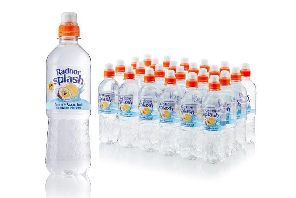 Radnor Splash Orange & Passion Fruit Sugar Free Flavoured Water, 24 x 500ml