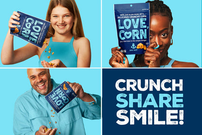 Love Corn Sea Salt Crunchy Corn 45g (10 Pack)