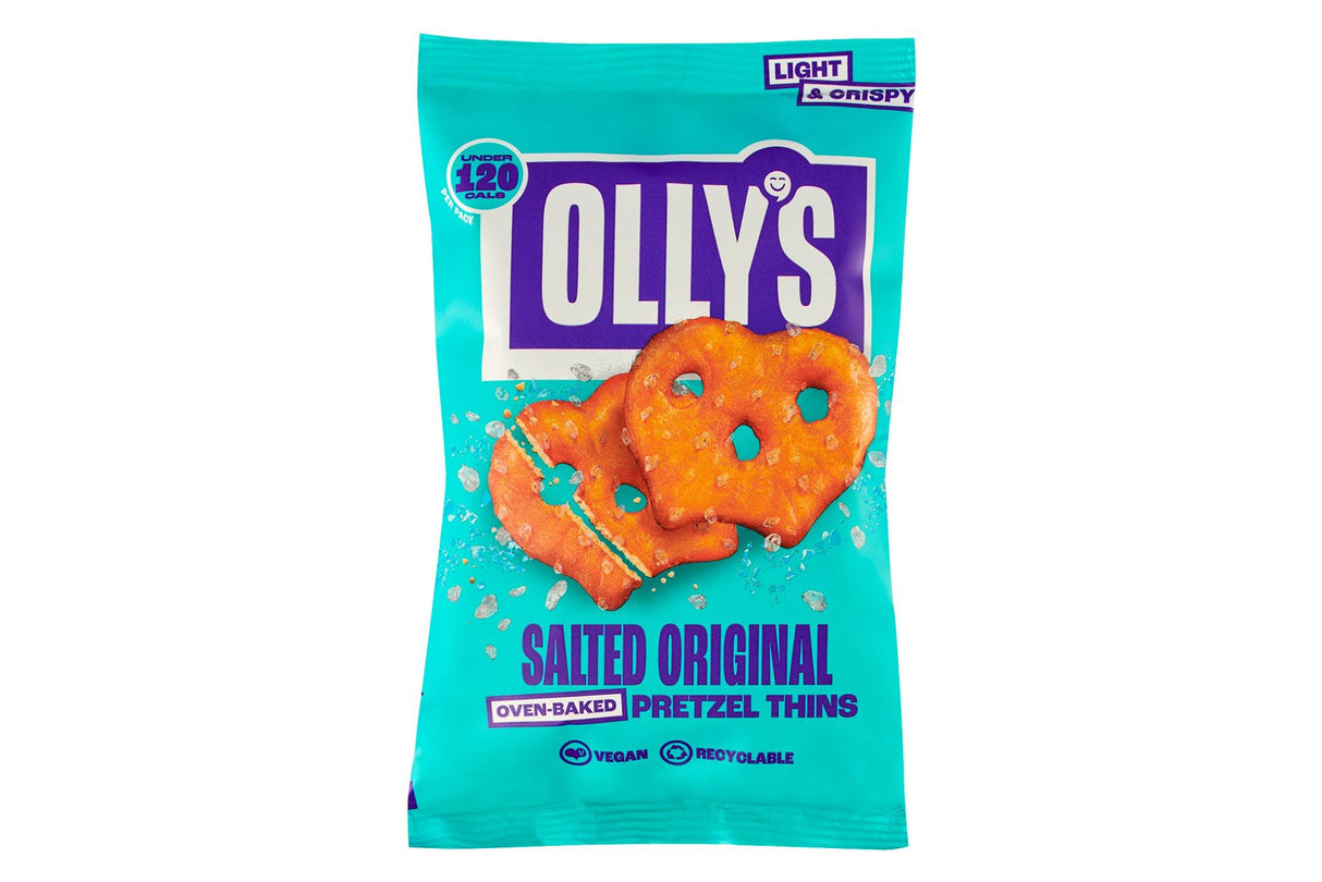 Olly's Pretzel Thins Original Salted 35g (Box of 10)