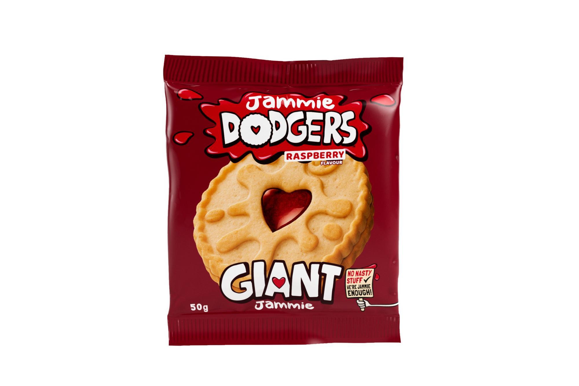 Individually Wrapped Giant Jammie Dodgers (20x50g) - Vending Superstore