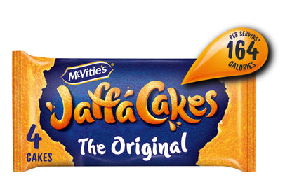 McVitie's Jaffa Cakes - Individually Wrapped 4-Pack Snack Packs (Box of 20)