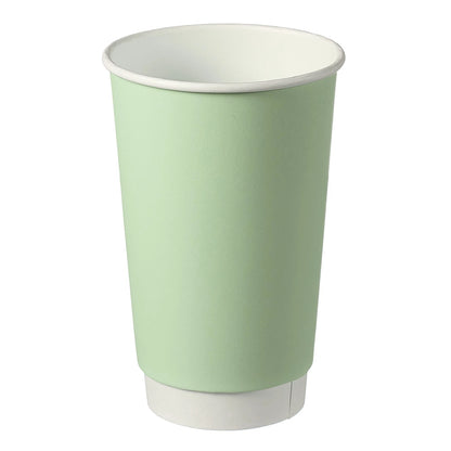 16oz Confetti Mixed Colour Double Wall Hot Cups - Case of 500