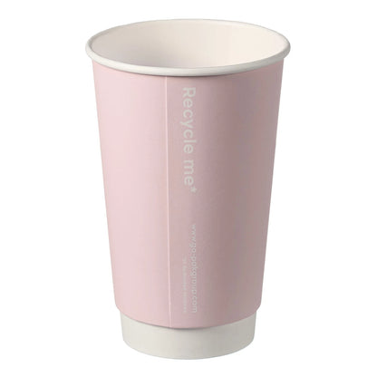 16oz Confetti Mixed Colour Double Wall Hot Cups - Case of 500