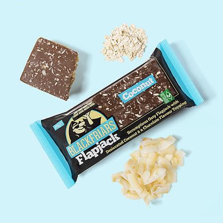 BlackFriars Individually Wrapped Flapjacks - Coconut - Box Of 25 - Vending Superstore
