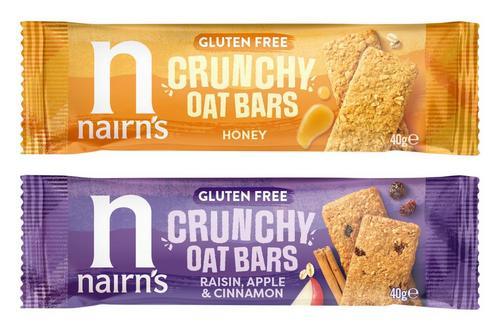 Nairn's Individually Wrapped Crunchy Oat Bars Mixed Case - 48 x 40g - Gluten Free - Vending Superstore