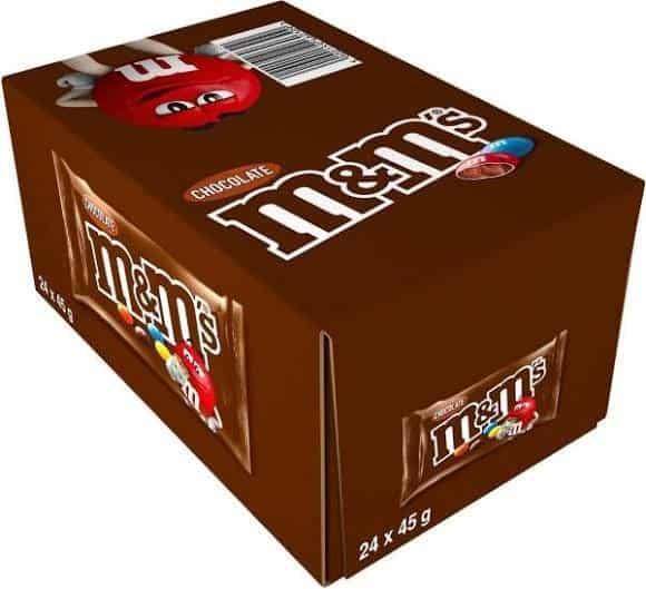 M&M's Chocolate - (Case of 24 x 45g) - Vending Superstore