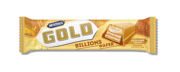 McVitie’s Gold Billions Wafer - 24 x 39g - Vending Superstore