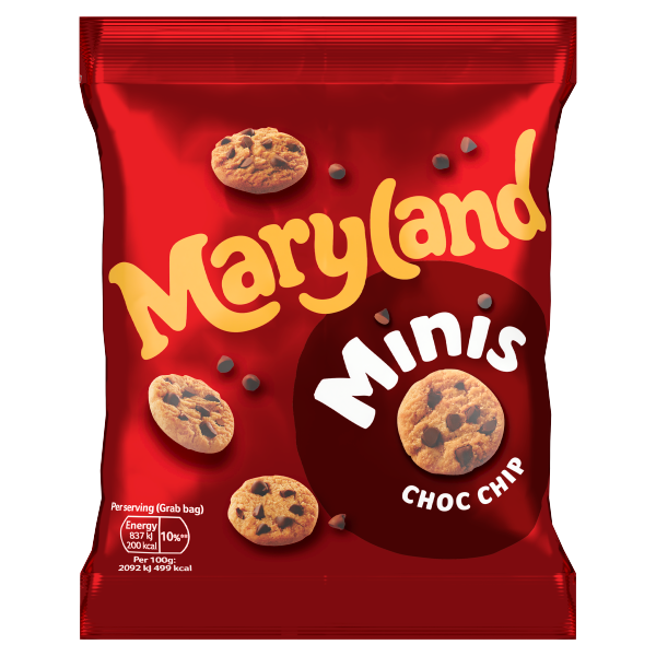 Maryland Mini Chocolate Chip Cookies Grab Bag - Catering Box 40g (Box of 48)