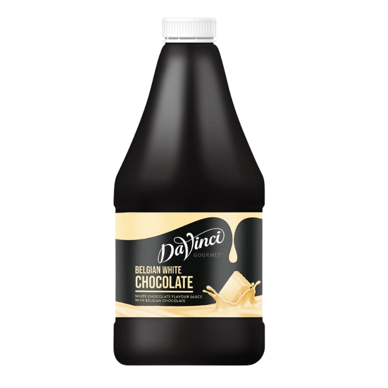 DaVinci Gourmet White Belgian Chocolate Sauce - 2.5KG Bottle