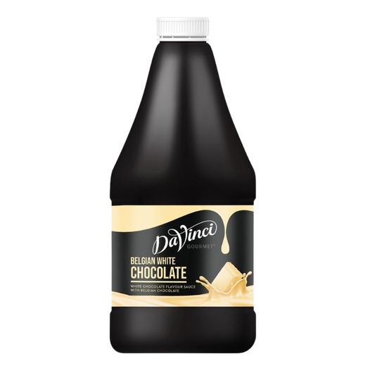 DaVinci Gourmet White Belgian Chocolate Sauce - 2.5KG Bottle