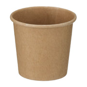 1oz Kraft Paper Portion Pots (PE Lined) - Case of 4000
