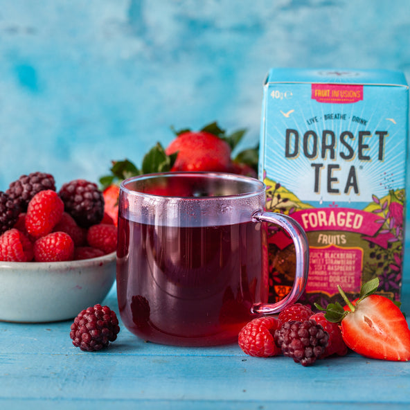 Dorset Tea: Foraged Fruits - Individually Wrapped Envelope Tea Bags - (Box of 20)