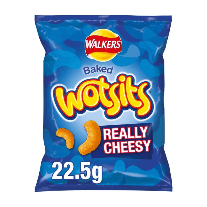 Walkers Wotsits Really Cheesy Snacks 22.5g (32 Pack) - Vending Superstore