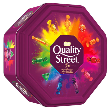 Quality Street - Metal Tin - 813g - Christmas Gifting - Assorted Chocolates - Vending Superstore