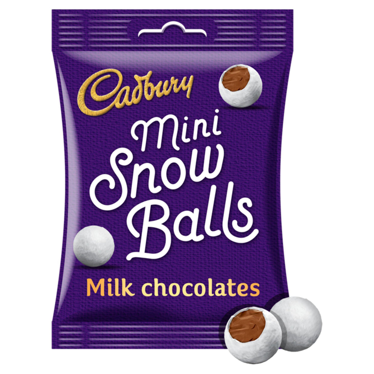 Cadbury Mini Snowballs Bag 80g (Single Bag)