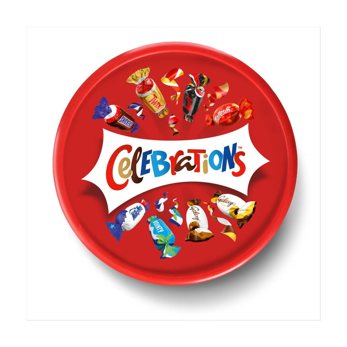 Mars Celebrations Milk Chocolate & Biscuit Bars Sharing Tub 550g (Christmas Chocolates / Gifts)