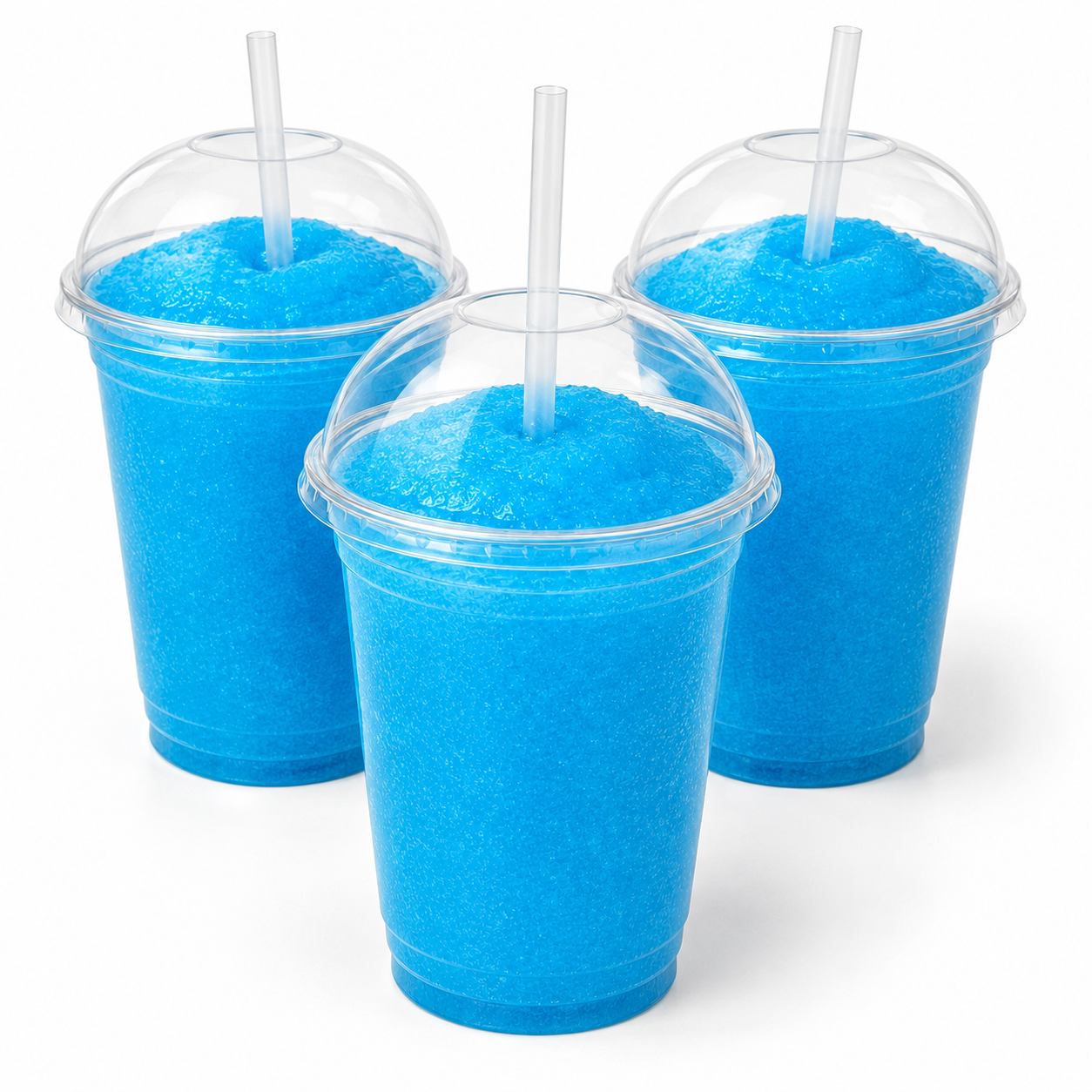 12oz Clear Plastic Slush Cups - rPET - Case of 1000